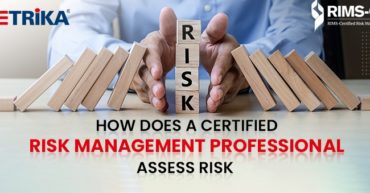 How does a certified risk management professional assess risk