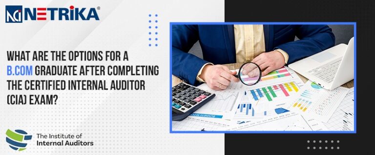 What are the options for a B.Com graduate after completing the Certified Internal Auditor (CIA) exam?