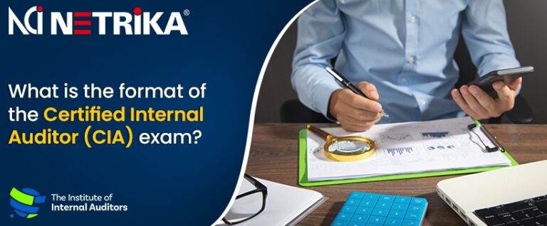 What is the format of the Certified Internal Auditor (CIA) exam?