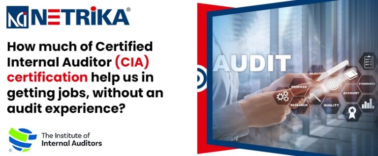 How much of Certified Internal Auditor (CIA) certification help us in getting jobs, without an audit experience?